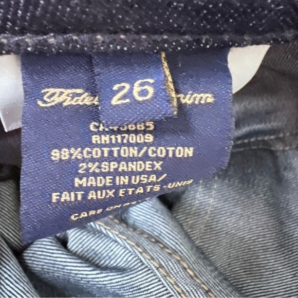 Fidelity Denim Bootcut Jeans Size 26 Casual Denim - Picture 11 of 12